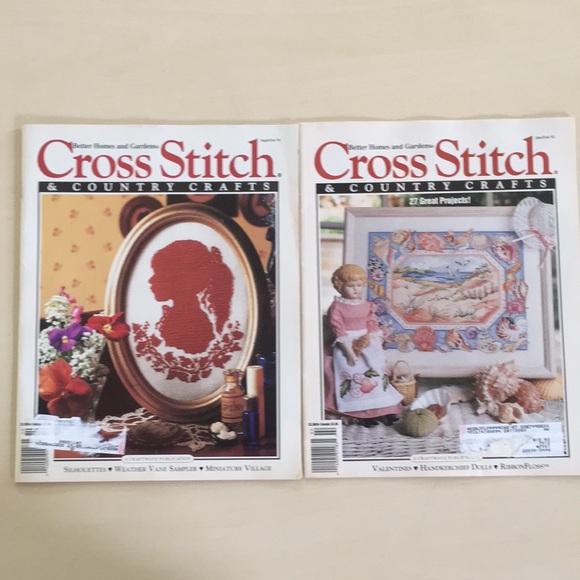 1991-93 Lot of 7 Cross Stitch & Country Crafts Magazines Vintage (Better Homes) - Picture 2 of 11